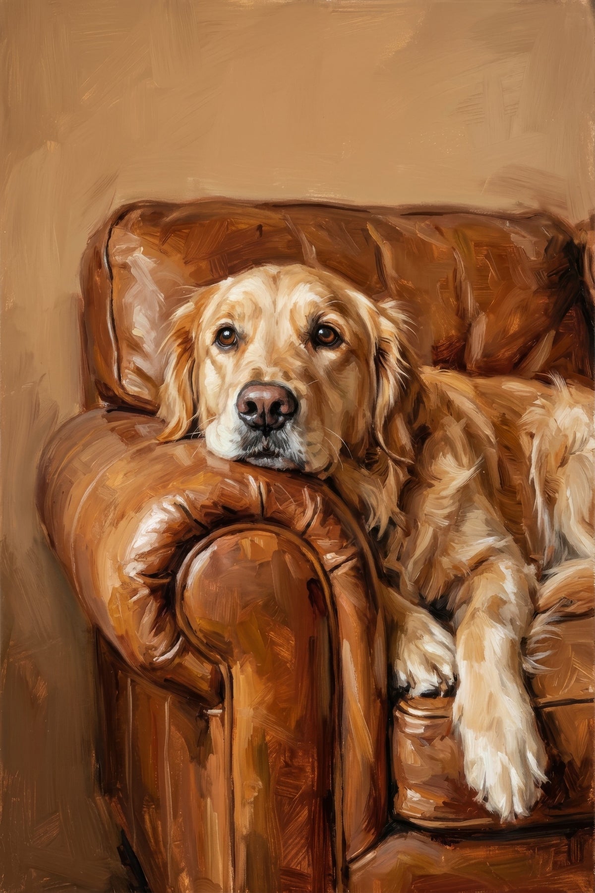 Golden Gaze Serenity