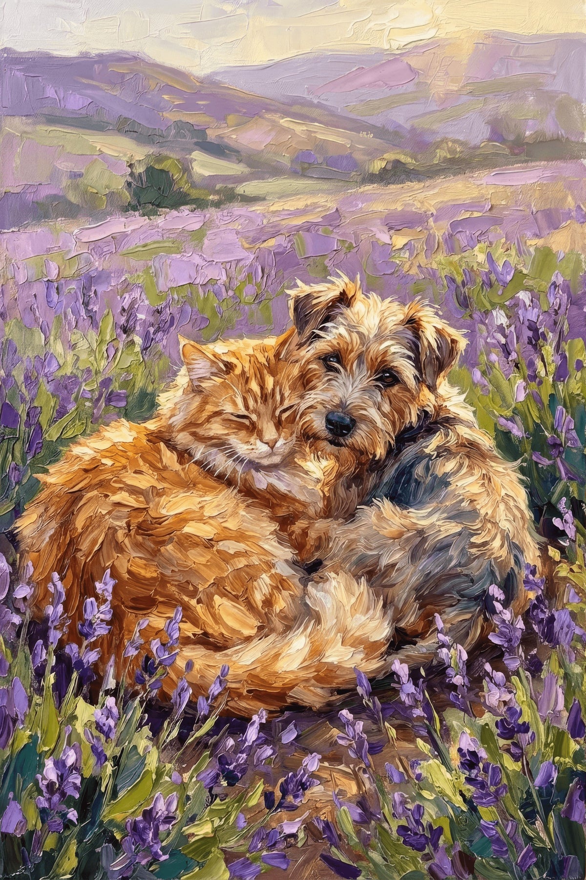 Lavender Paws Harmony