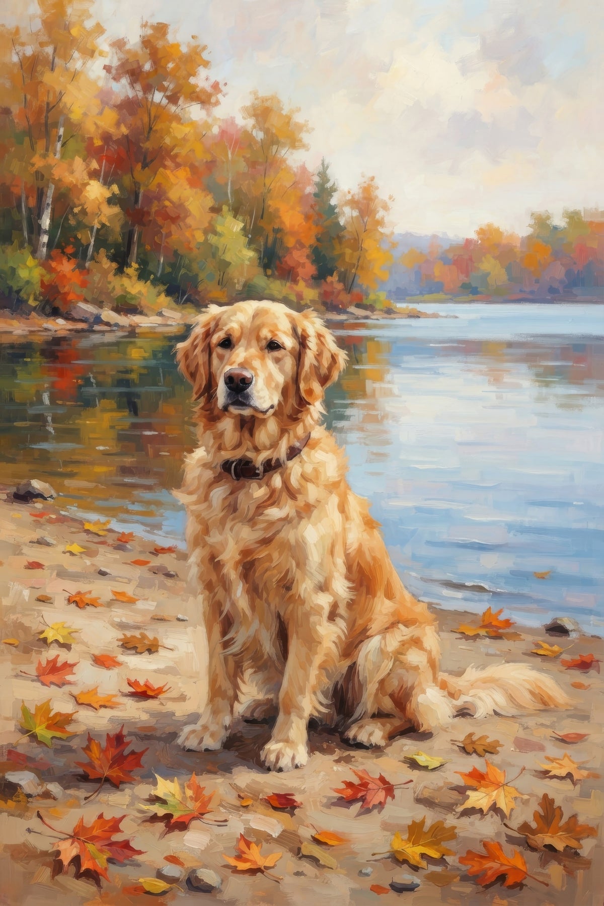 Autumn Lakeside Retriever