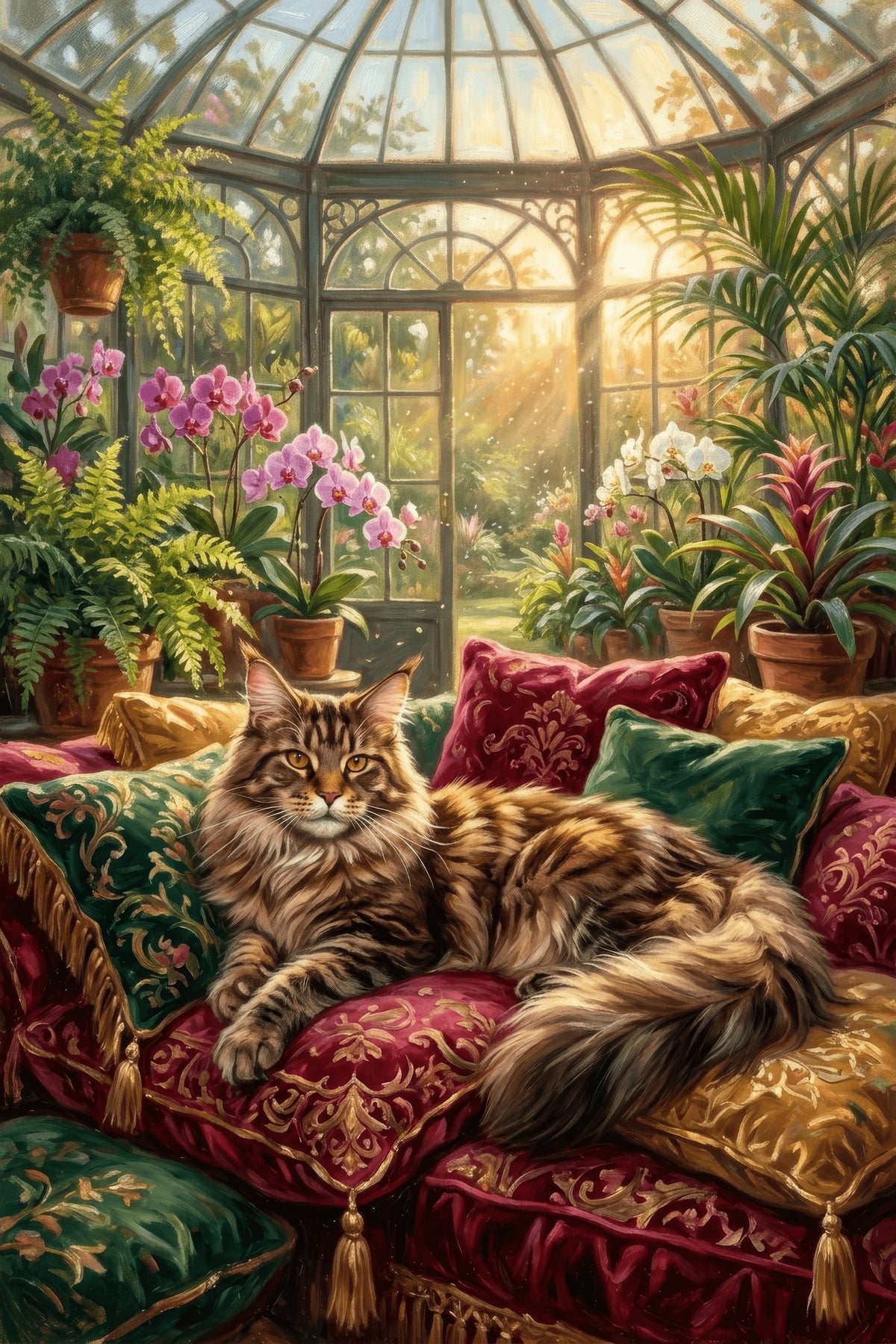 Regal Whiskers Canvas