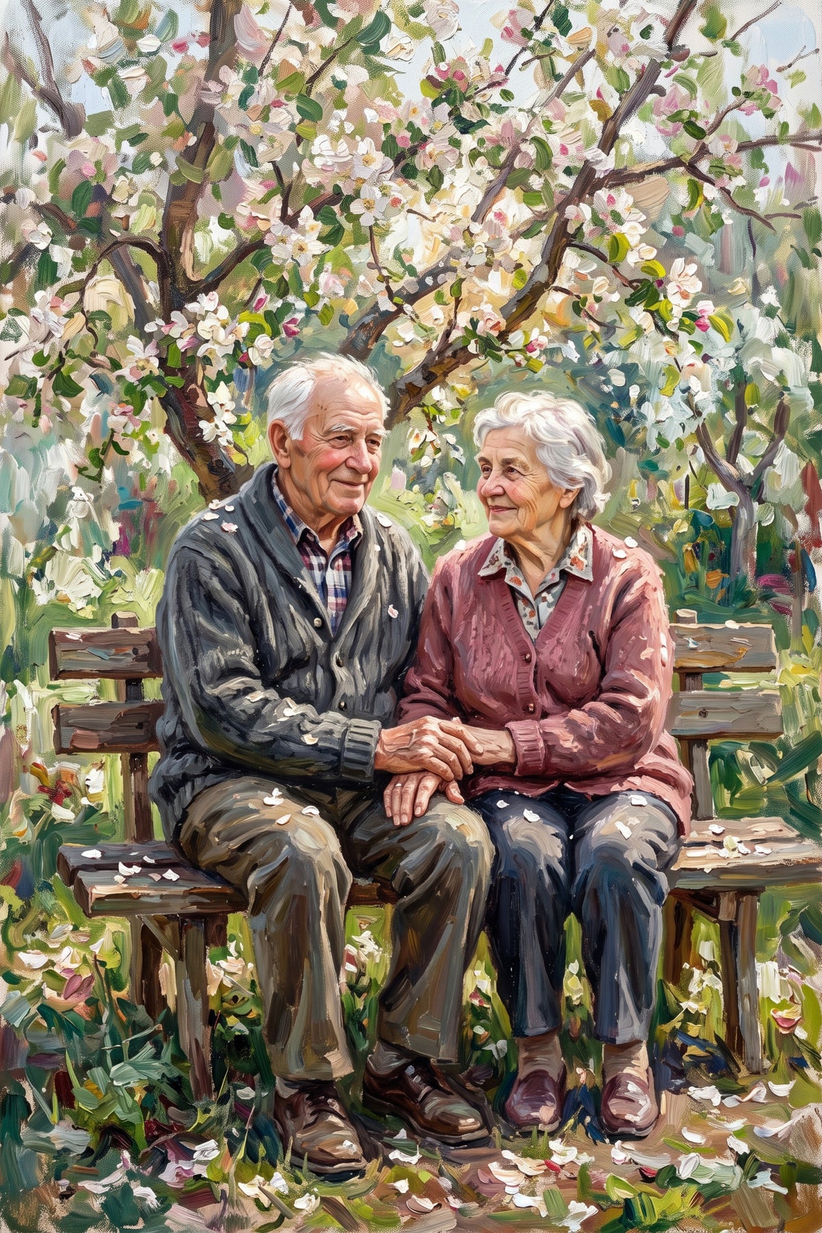 Blossom Embrace Portrait
