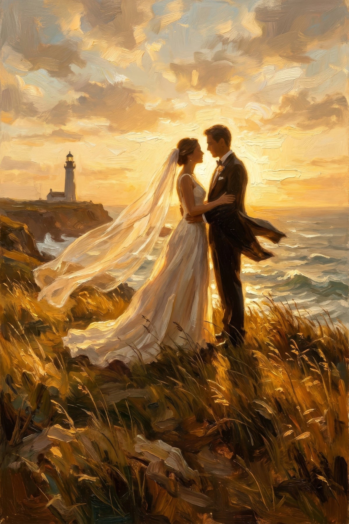 Ethereal Vows Canvas