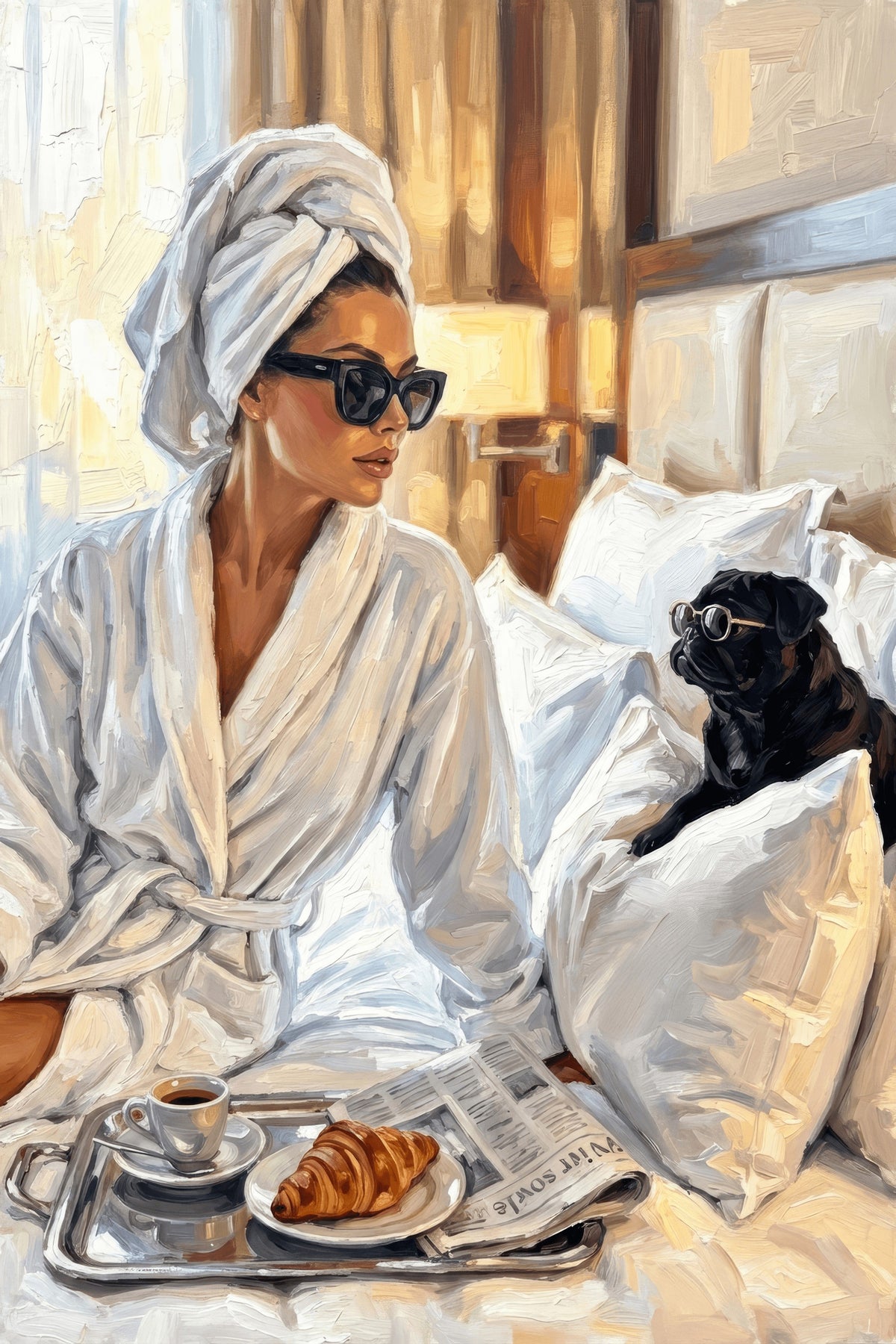 Chic Pug Elegance