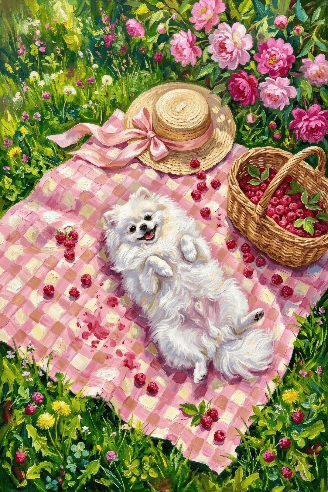 Raspberry Bliss Canvas