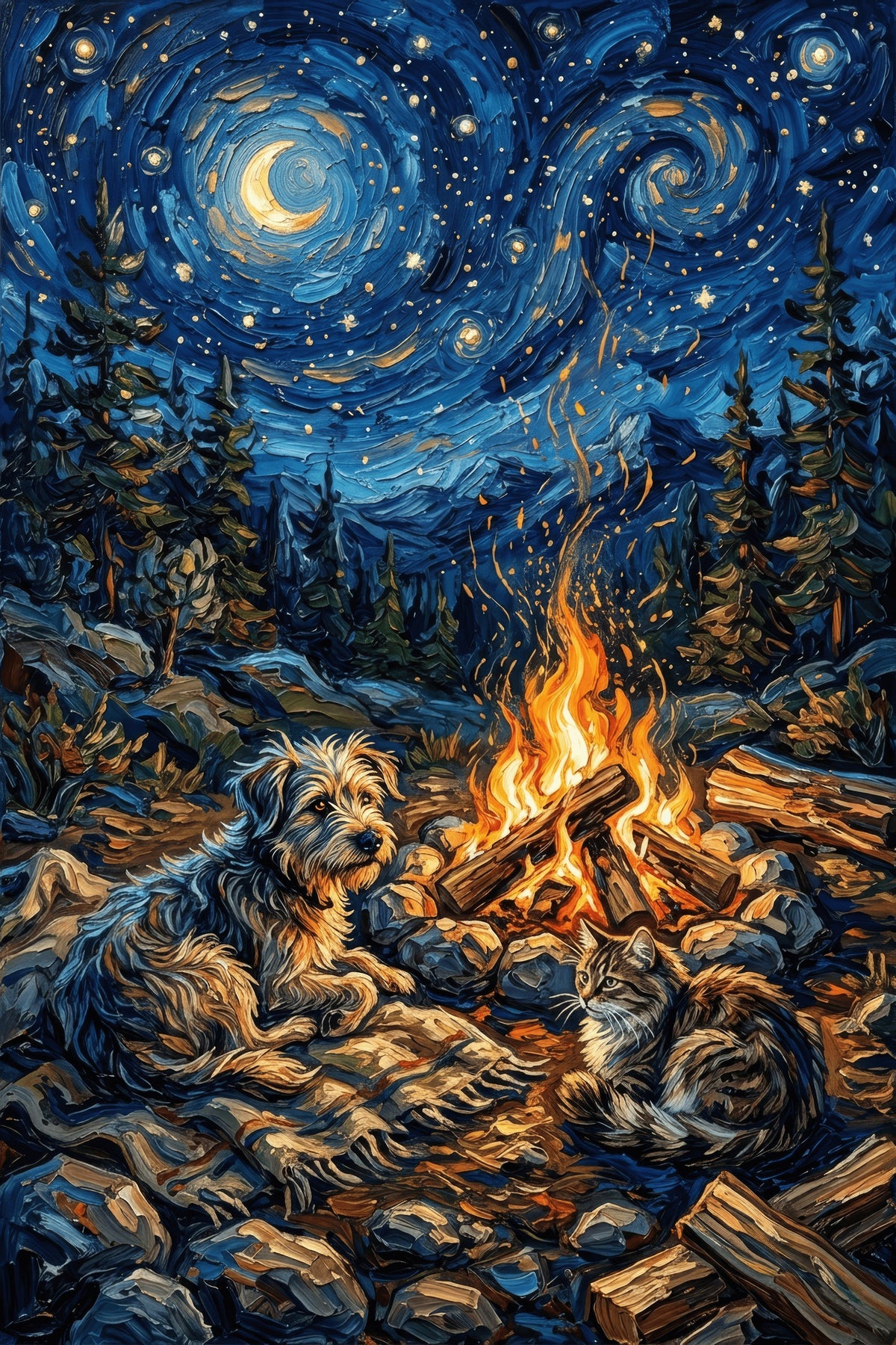 Starry Campfire Companions