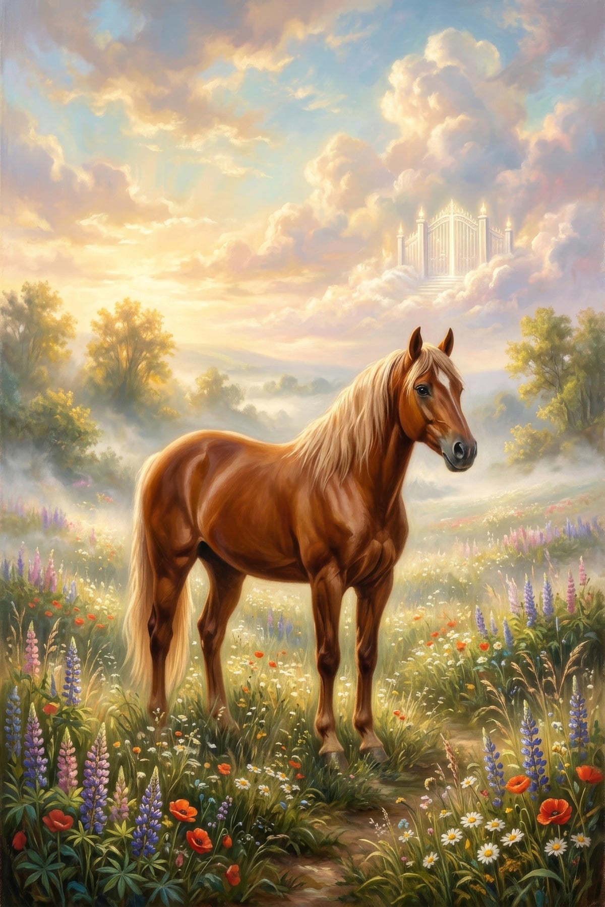 Heavenly Equine Serenity