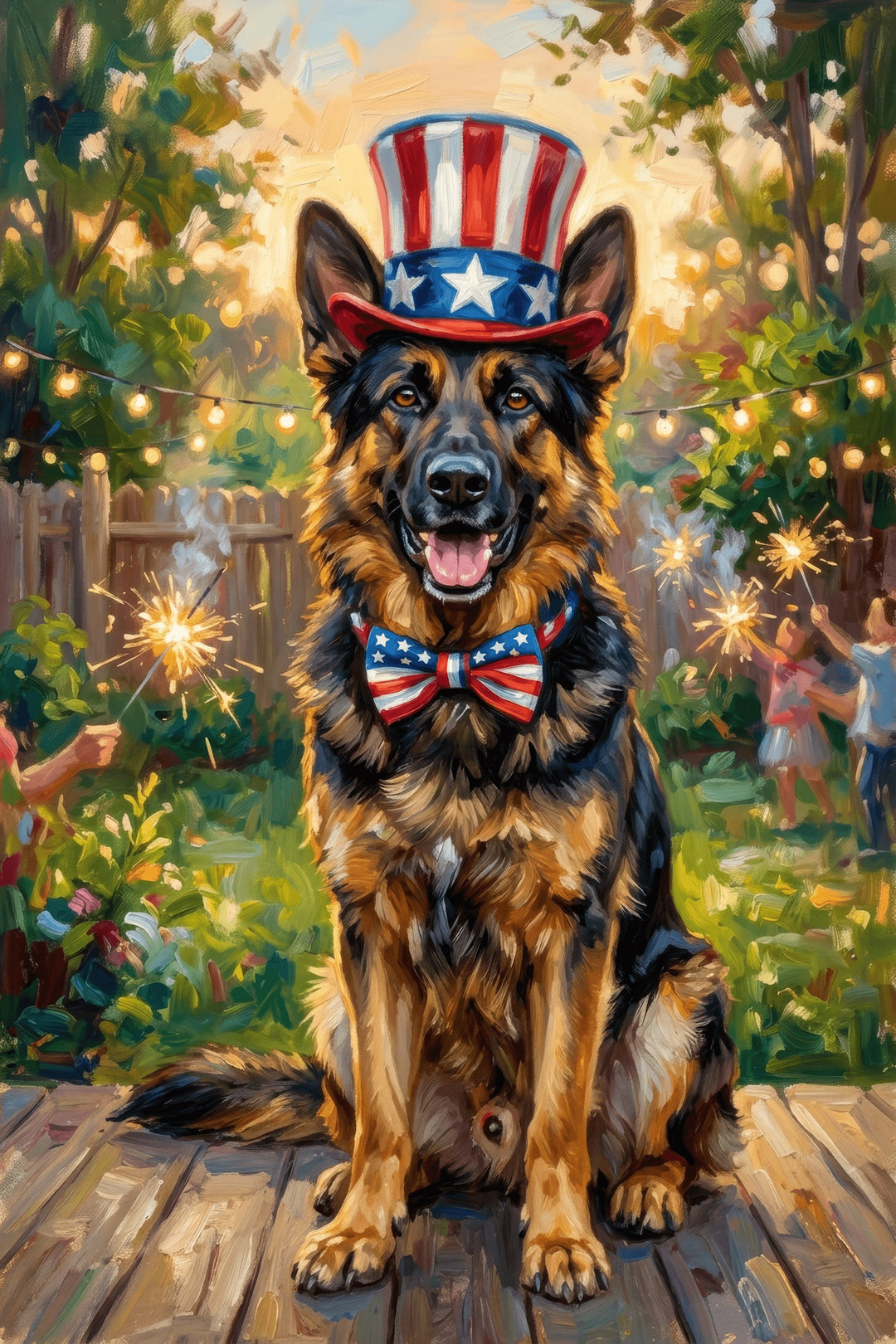 Patriotic Pup Portrait