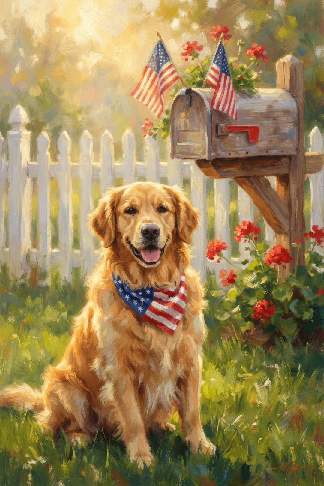 Pet Americana Canvas
