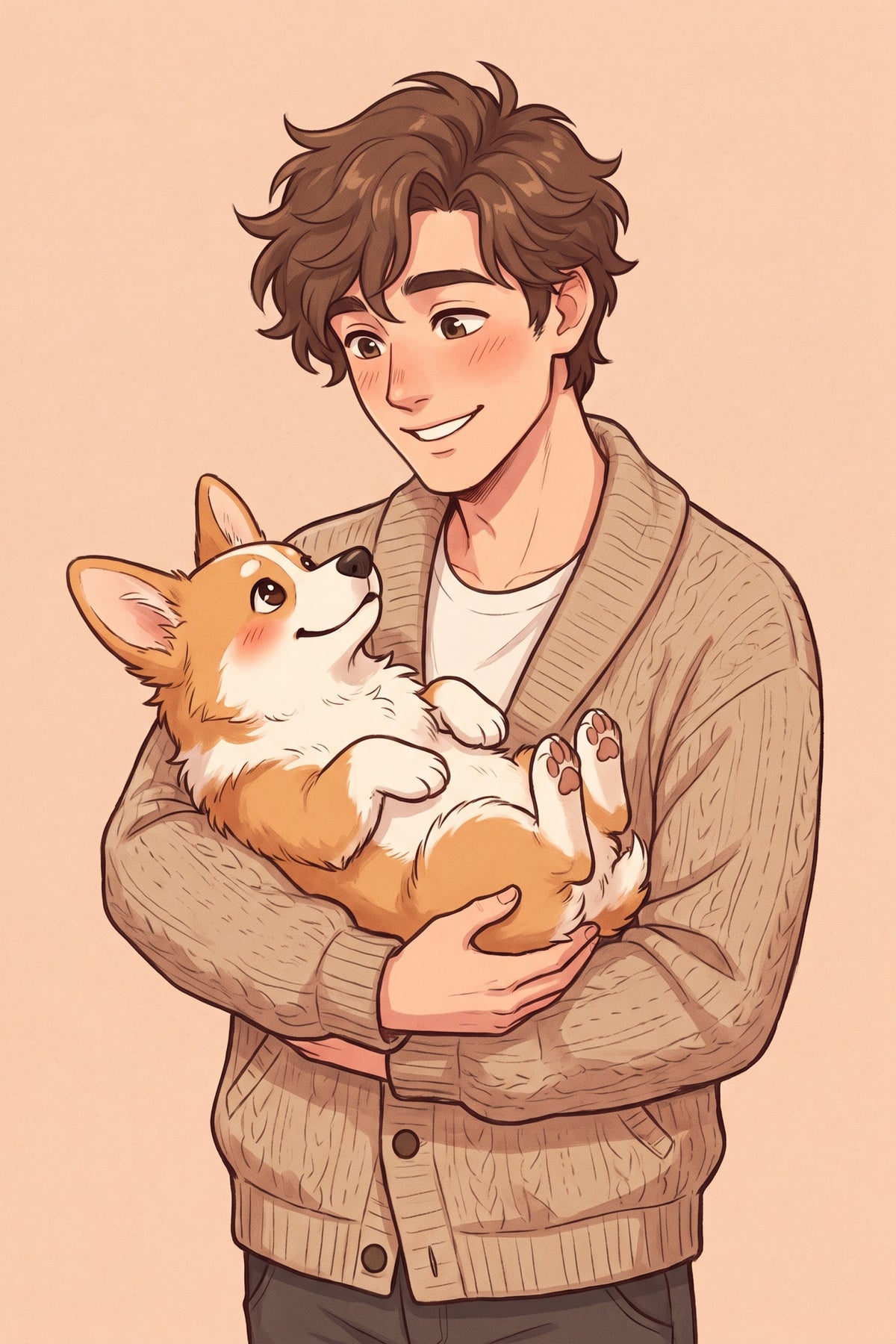 Corgi Cuddle Delight