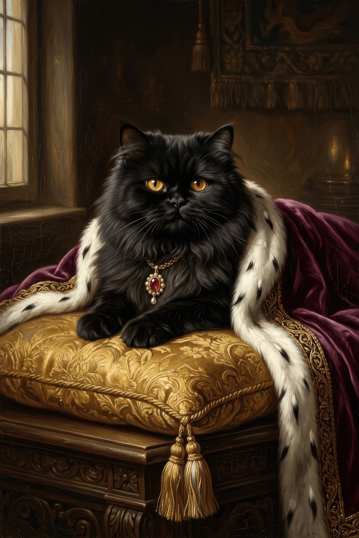 Regal Feline Elegance