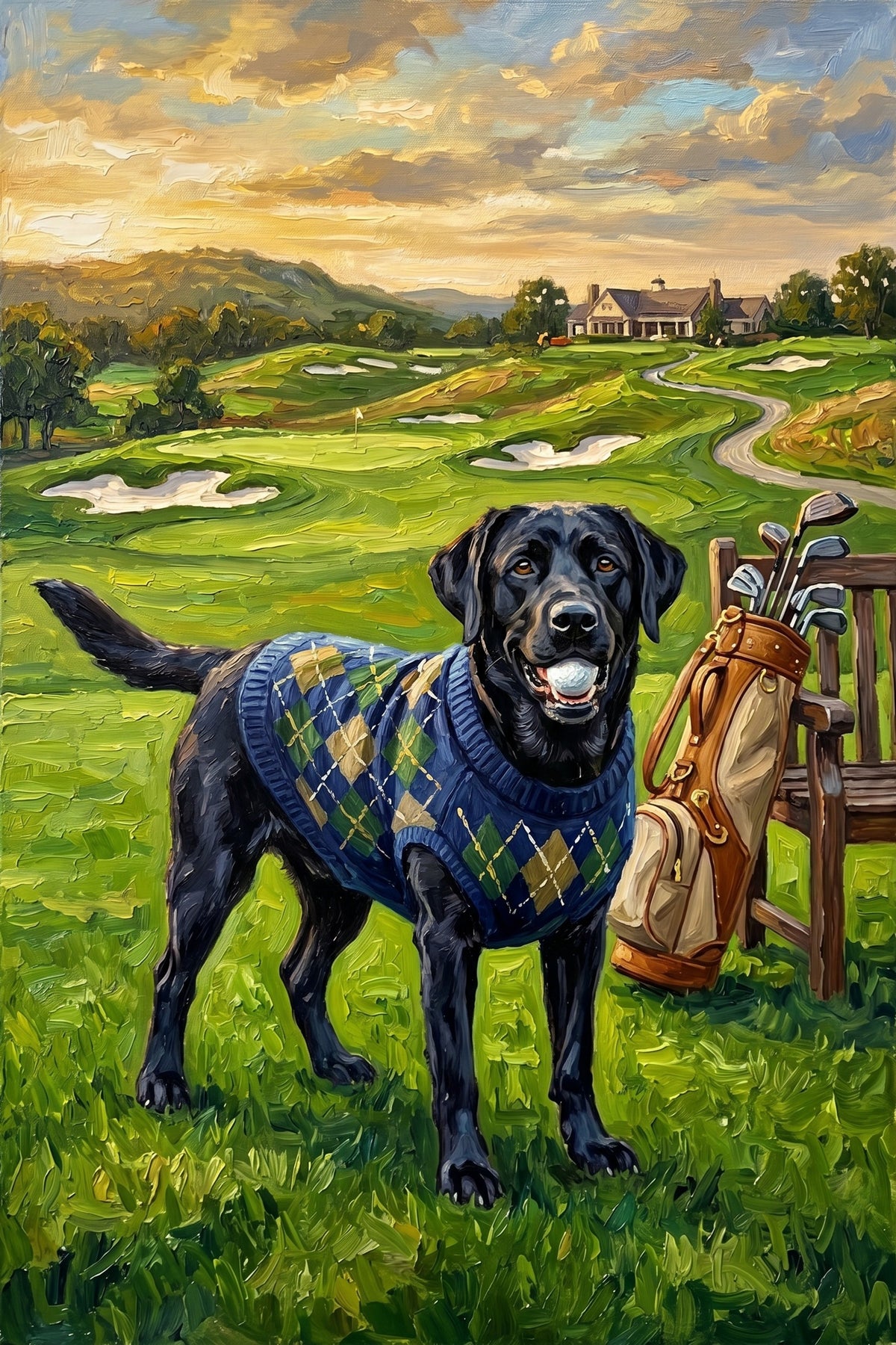 Canine Caddy Canvas