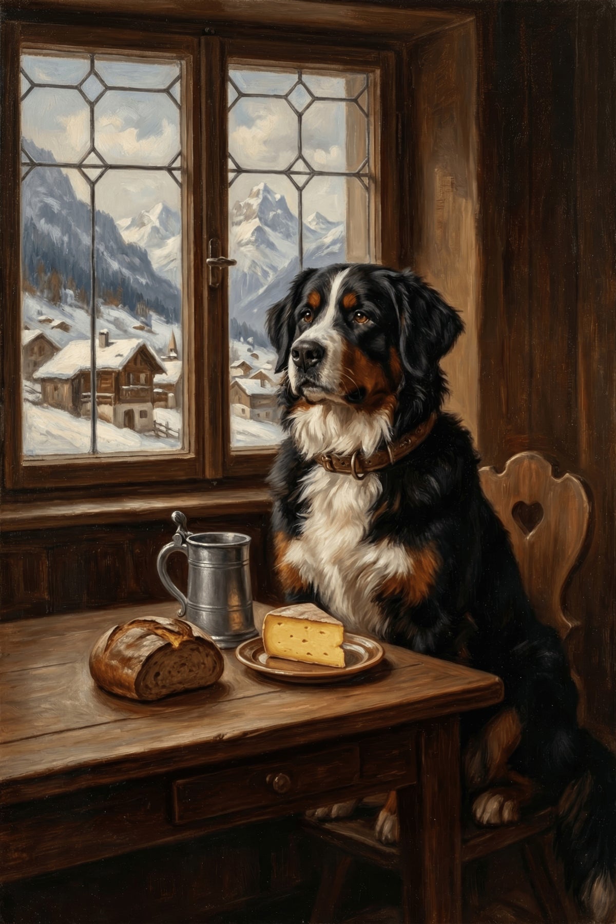 Alpine Canine Canvas