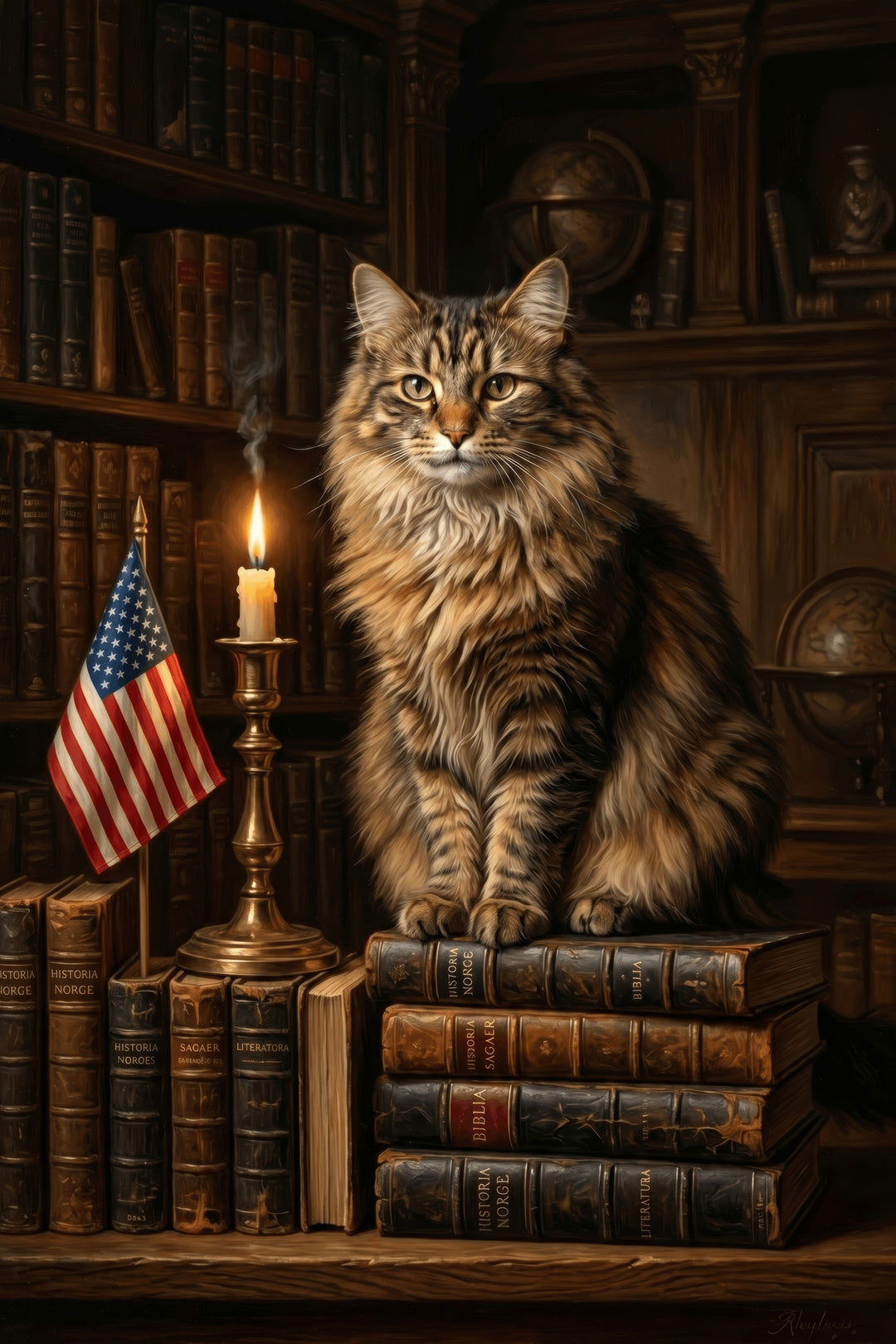 Noble Feline Elegance