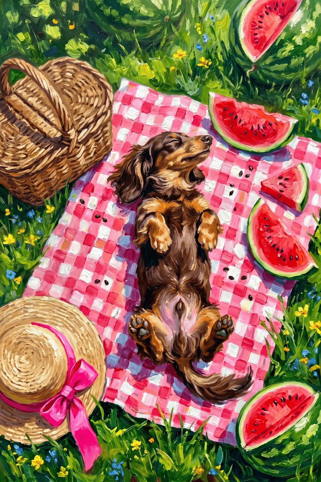 Dachshund Delightful Picnic