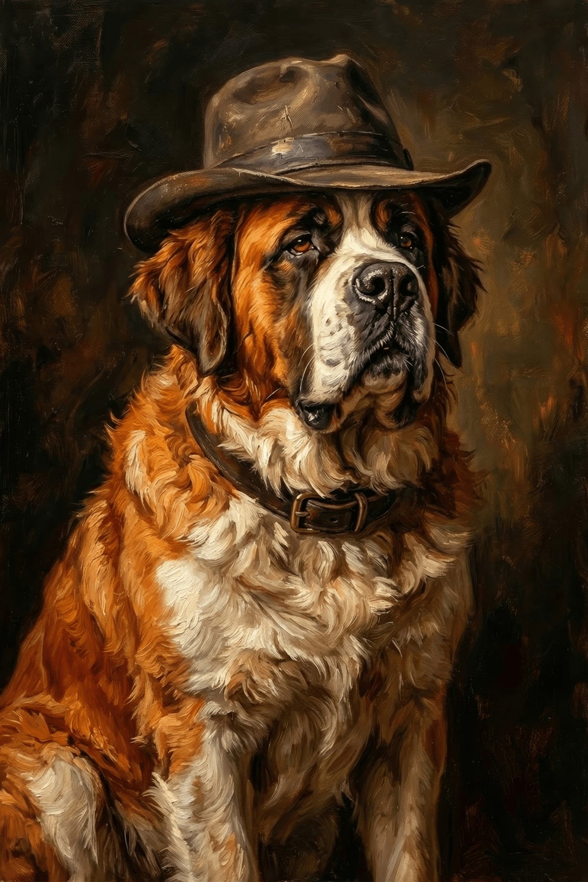Dapper Canine Canvas