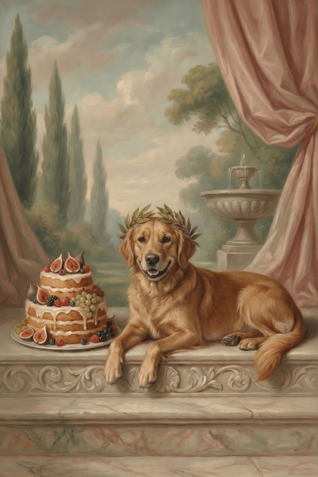 Canine Celebration Canvas