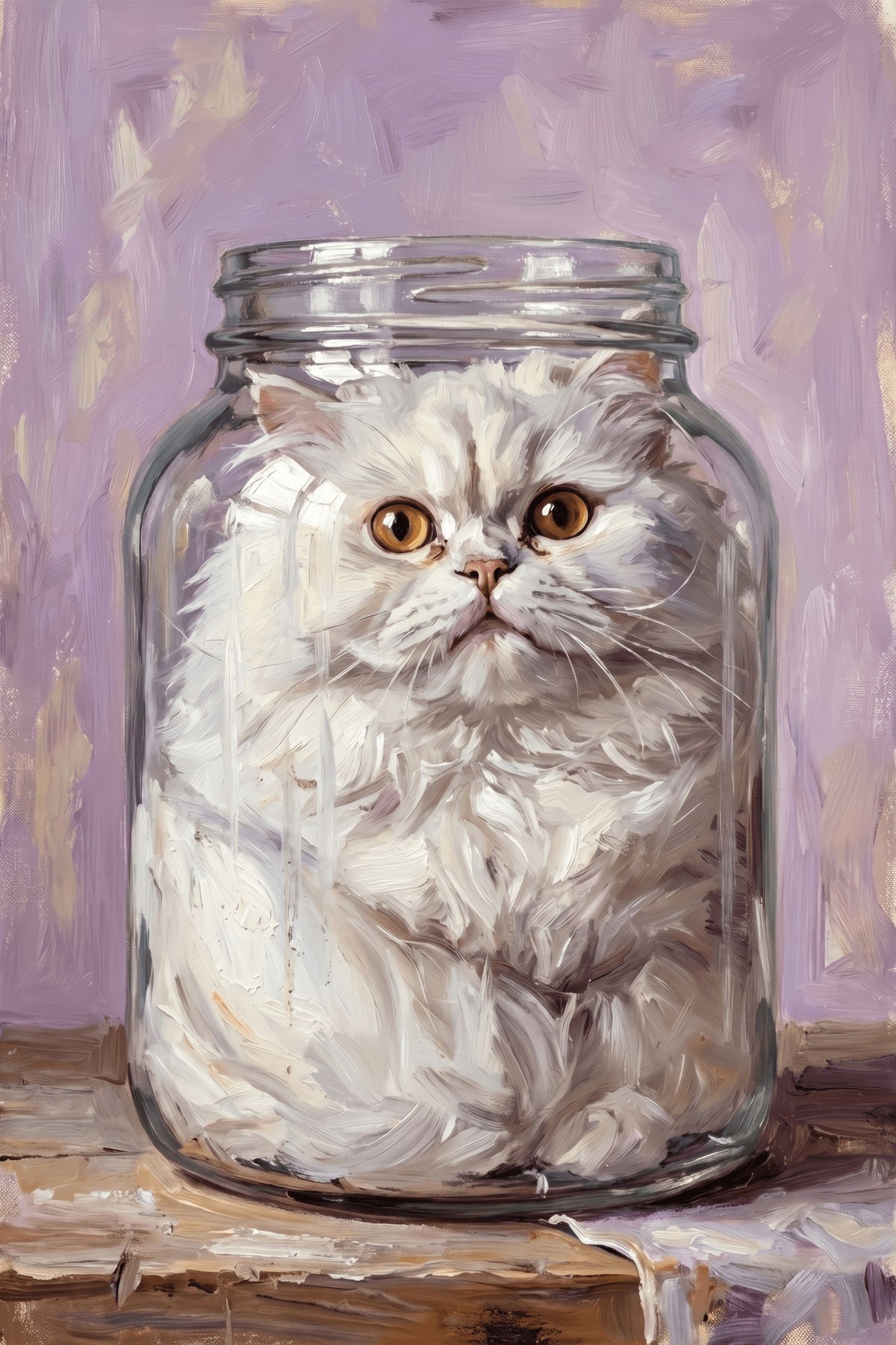Whimsical Cat Jar