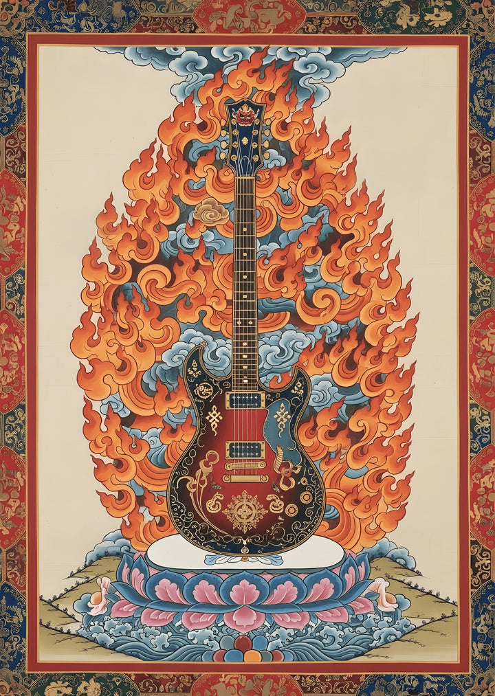 Guitar Thangka Fusion