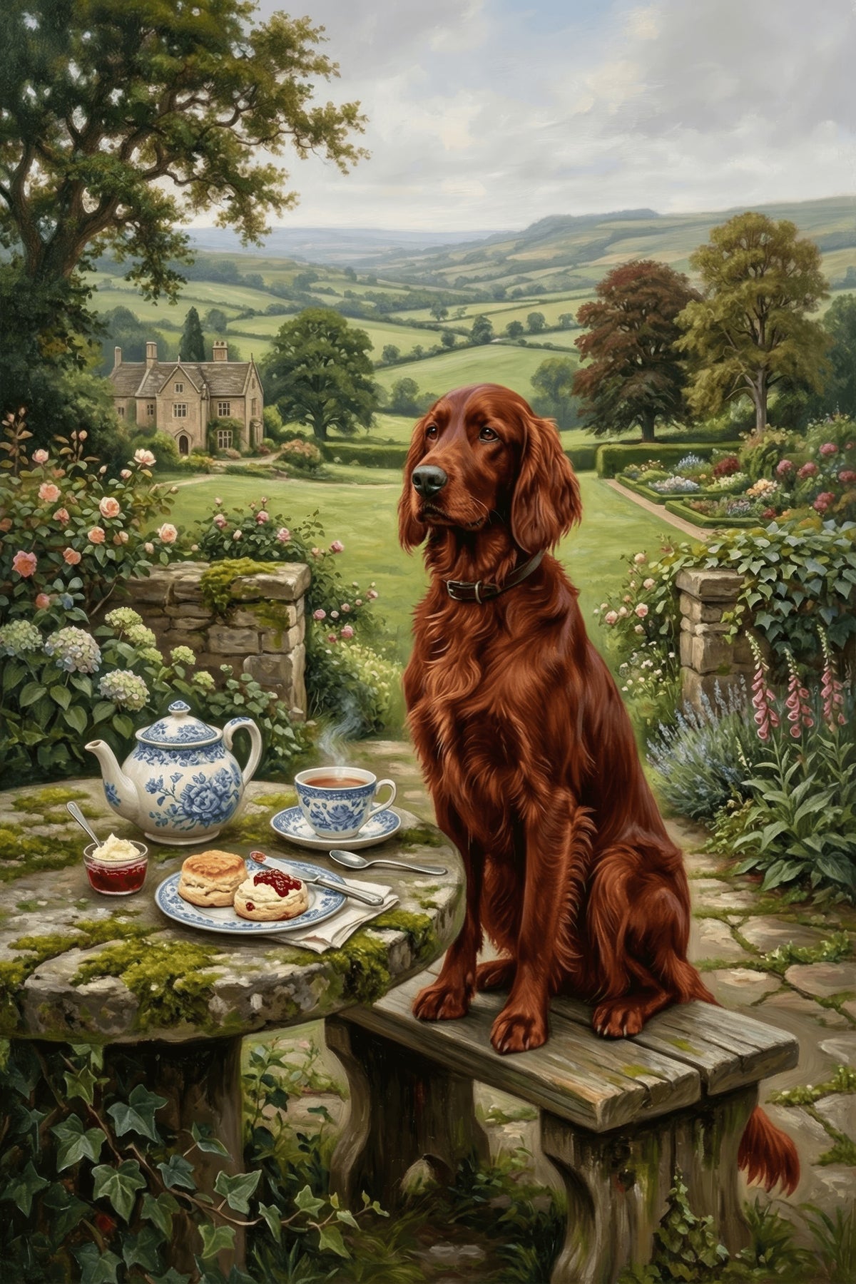 Canine Elegance Canvas