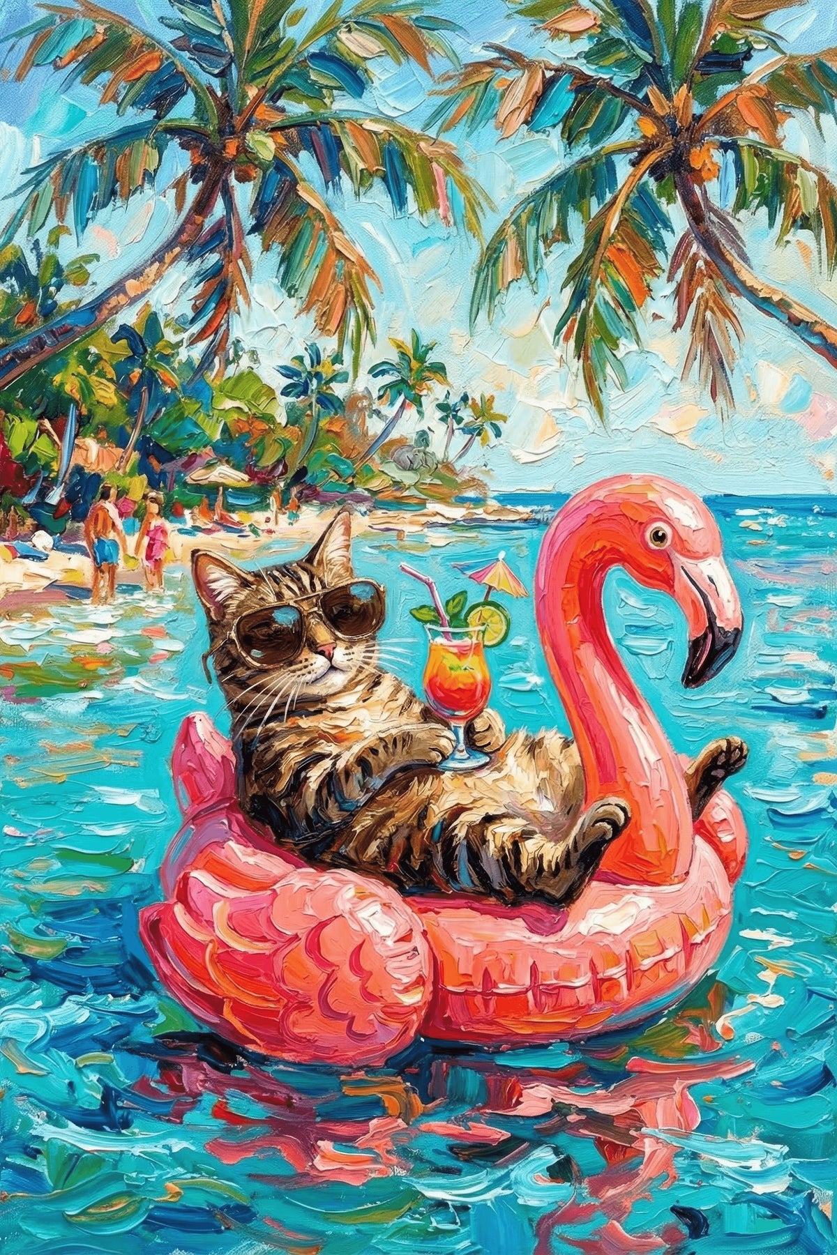 Tropical Tabby Vibes