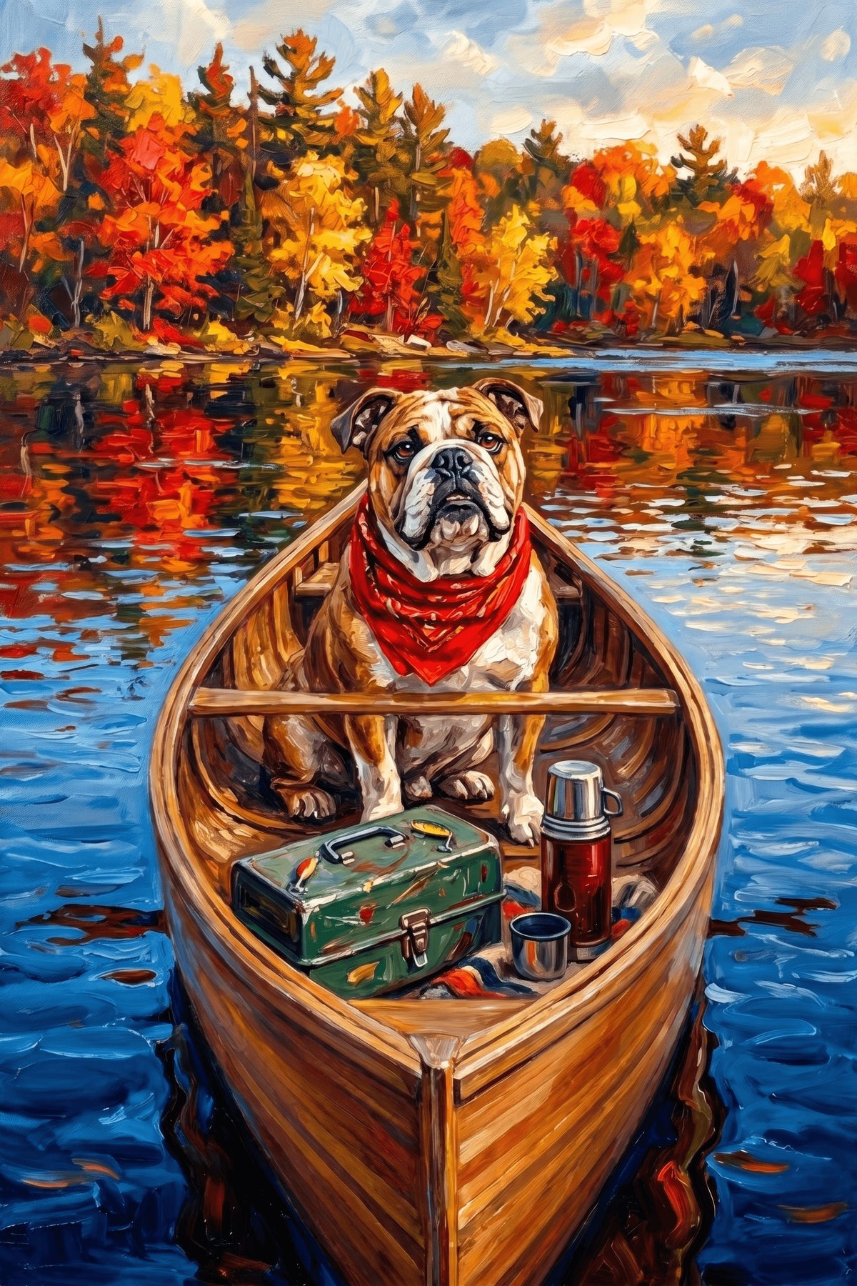 Canoe Canine Canvas