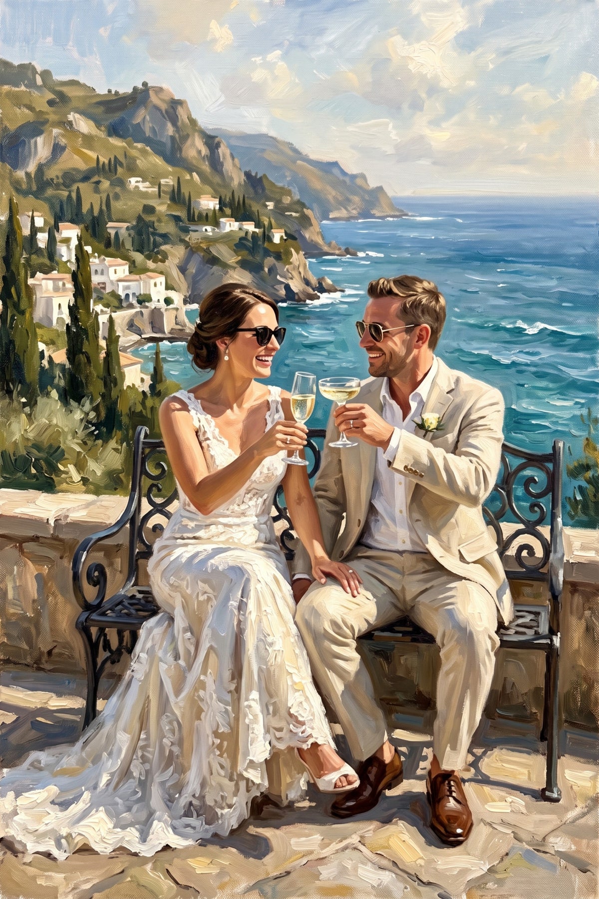 Mediterranean Love Canvas