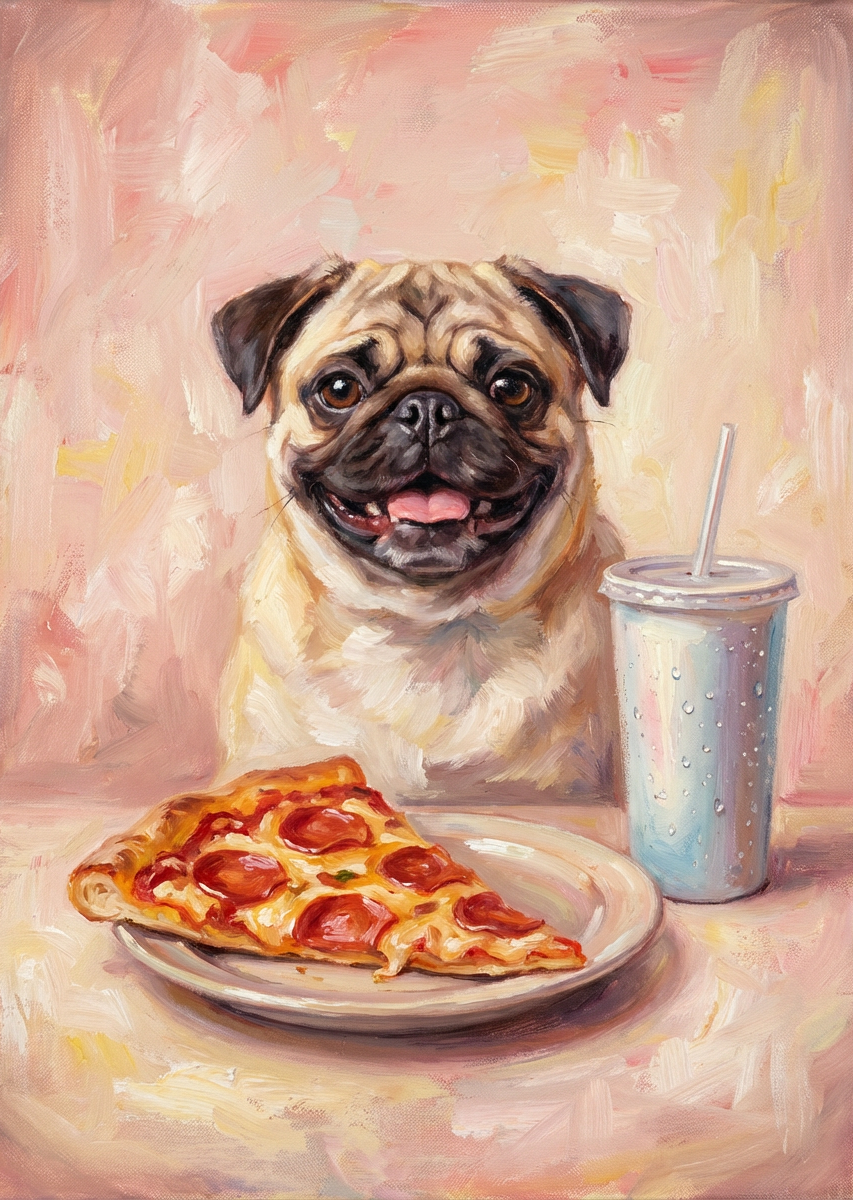 Pug Feast Delight