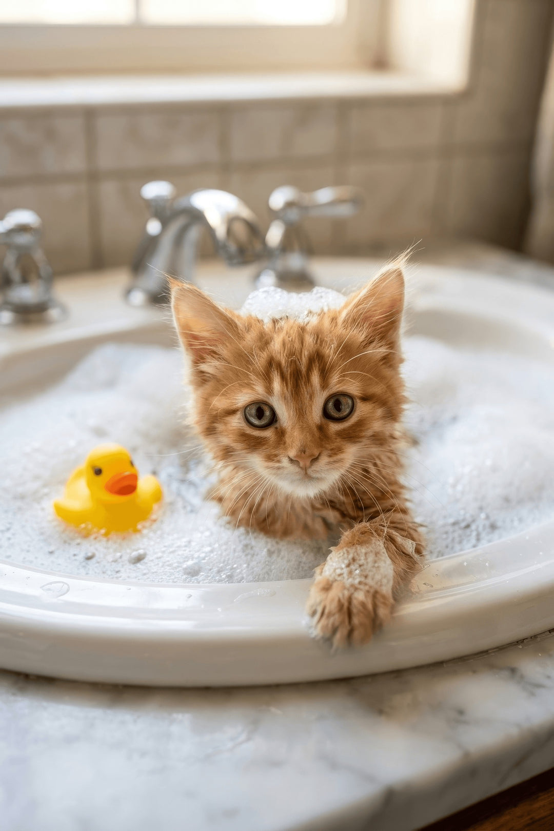 Kitten Bubble Bliss
