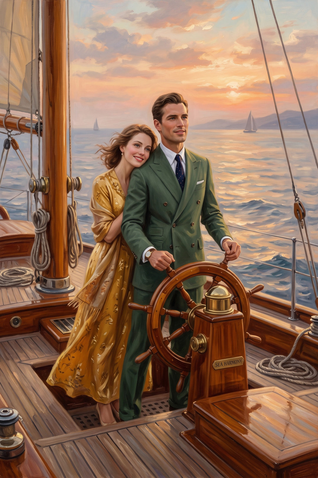 Sailing Elegance Canvas