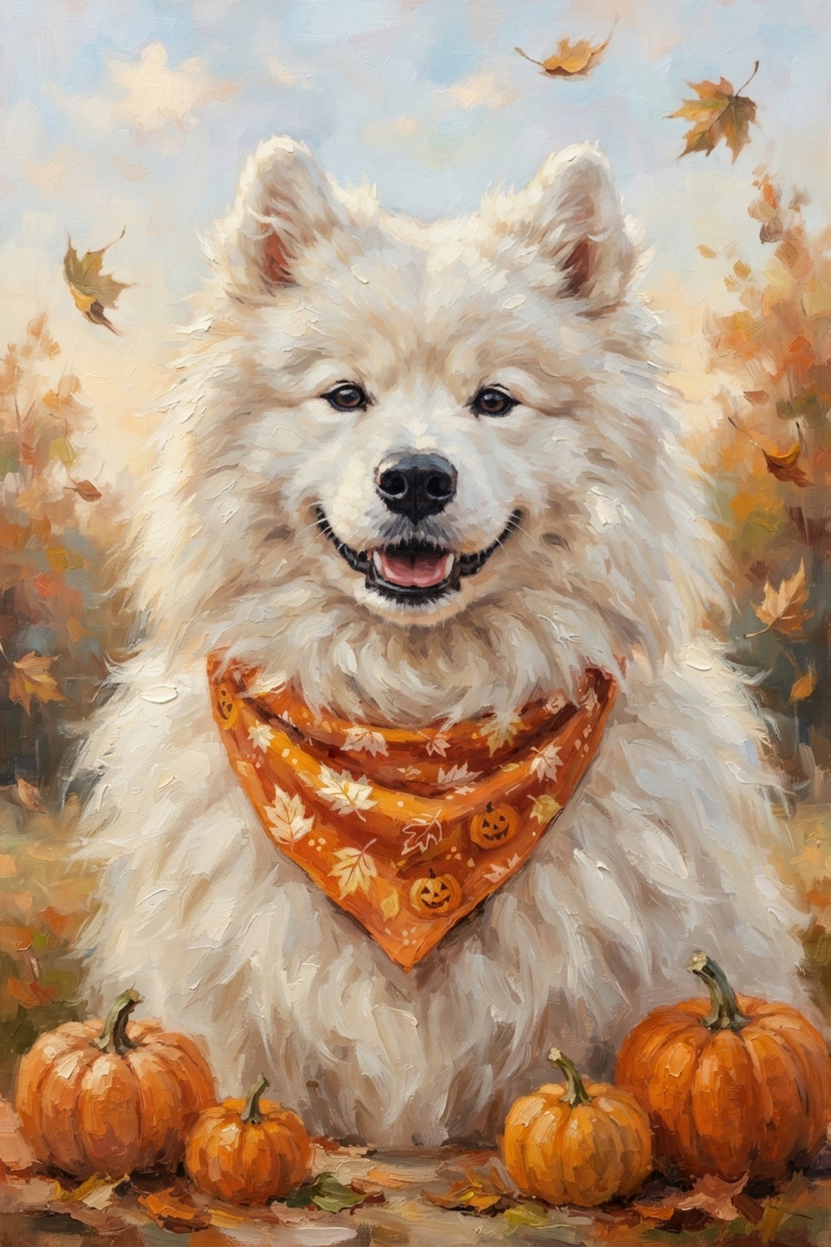 Pumpkin Pup Portrait