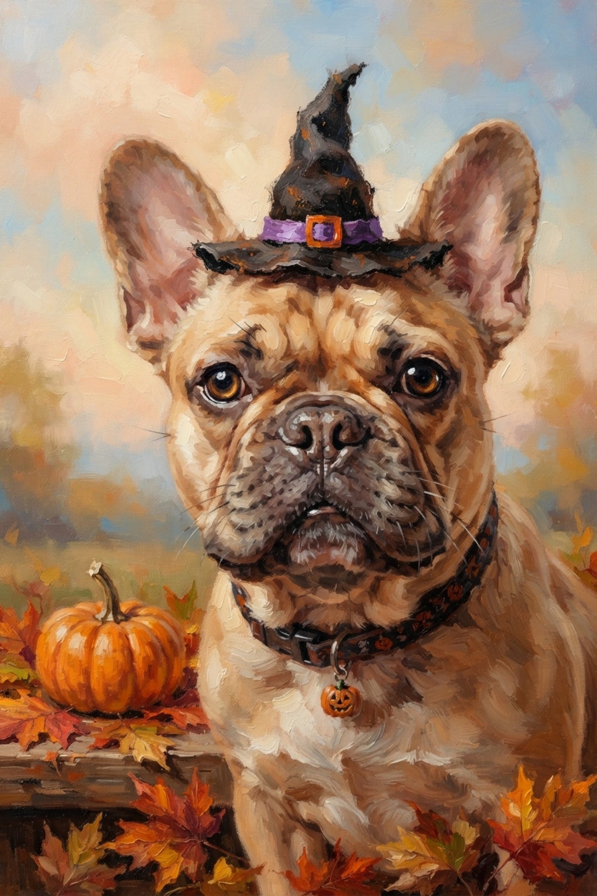 Witchy Bulldog Charm