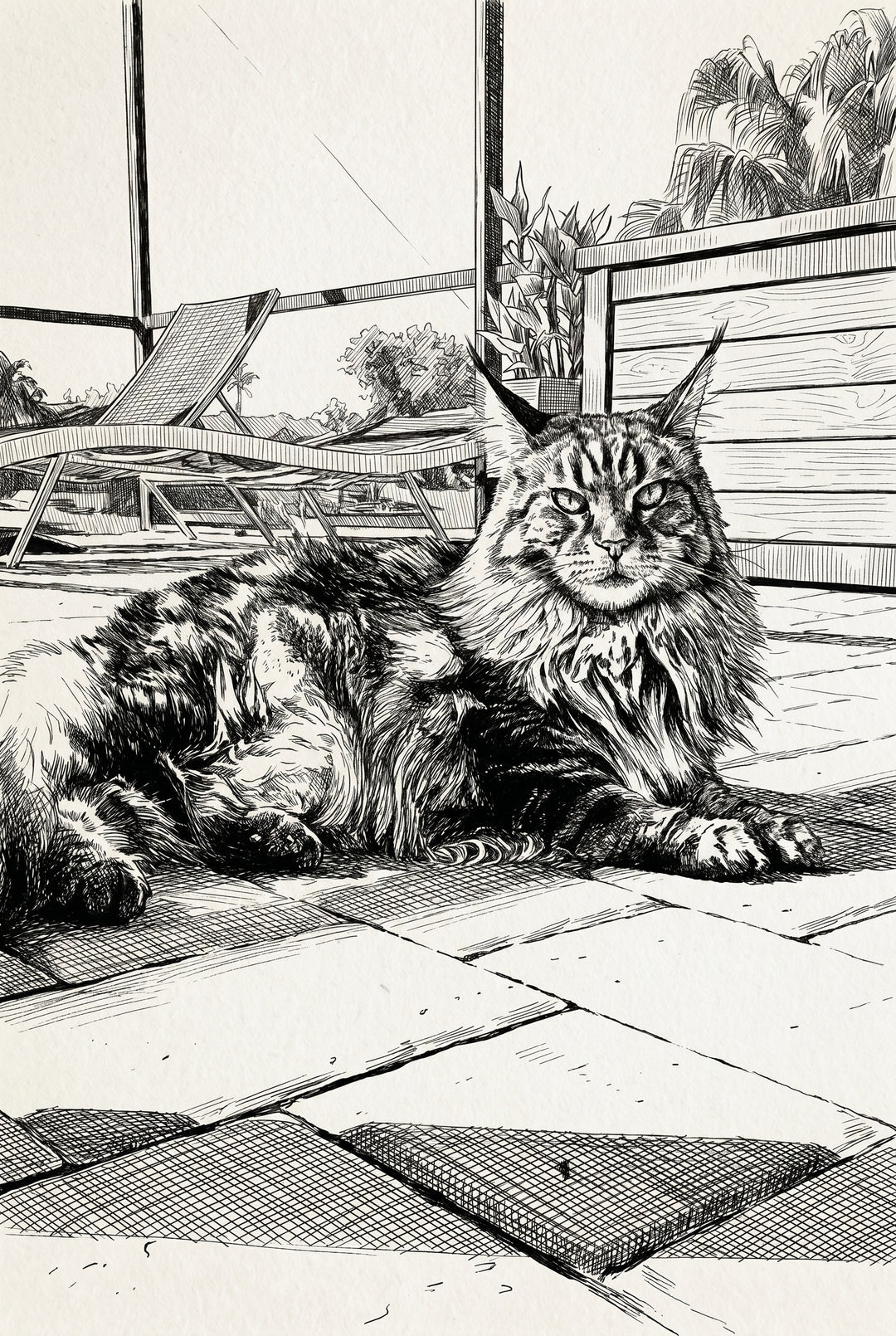 Pen-and-Ink Linework Filter